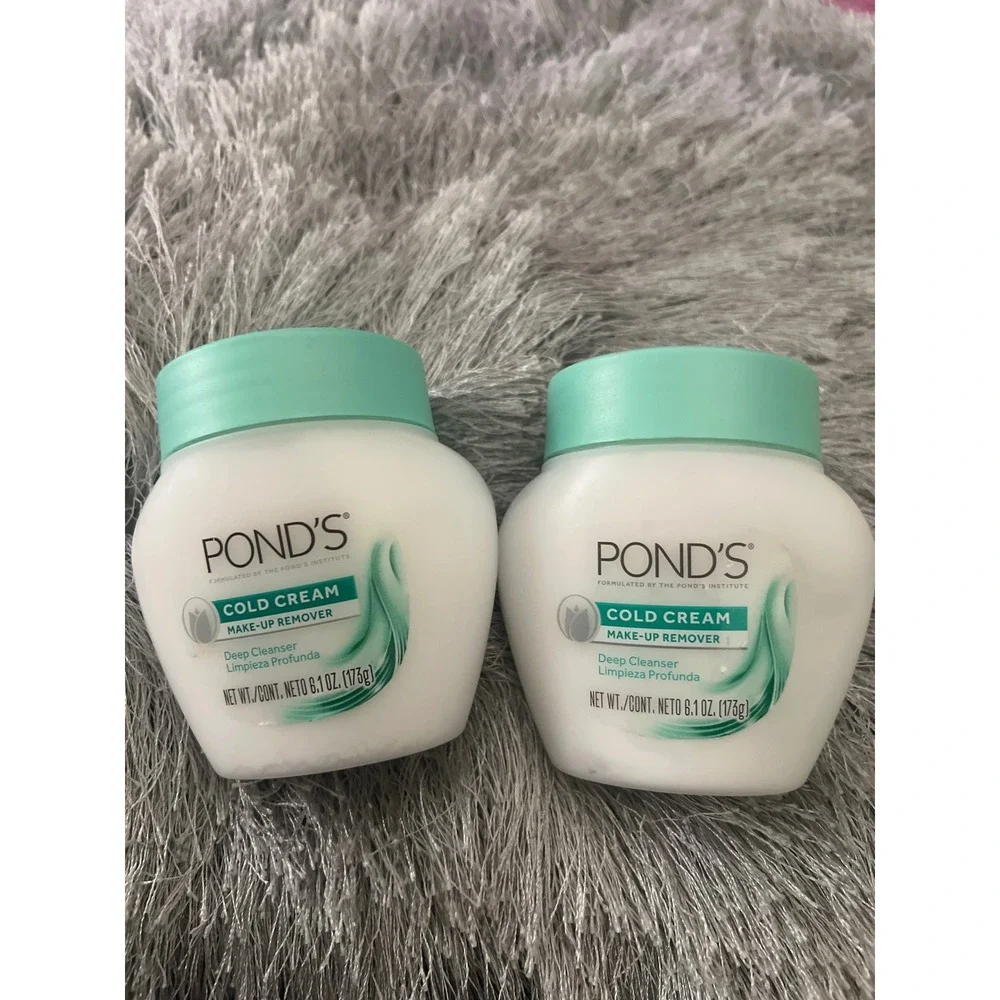 Ponds Cold Cream Makeup Remover Deep Cleanser 6.1 oz‎ 2 Pack Set
